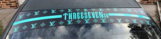 ThreeSevenCo REAR Windscreen Banner